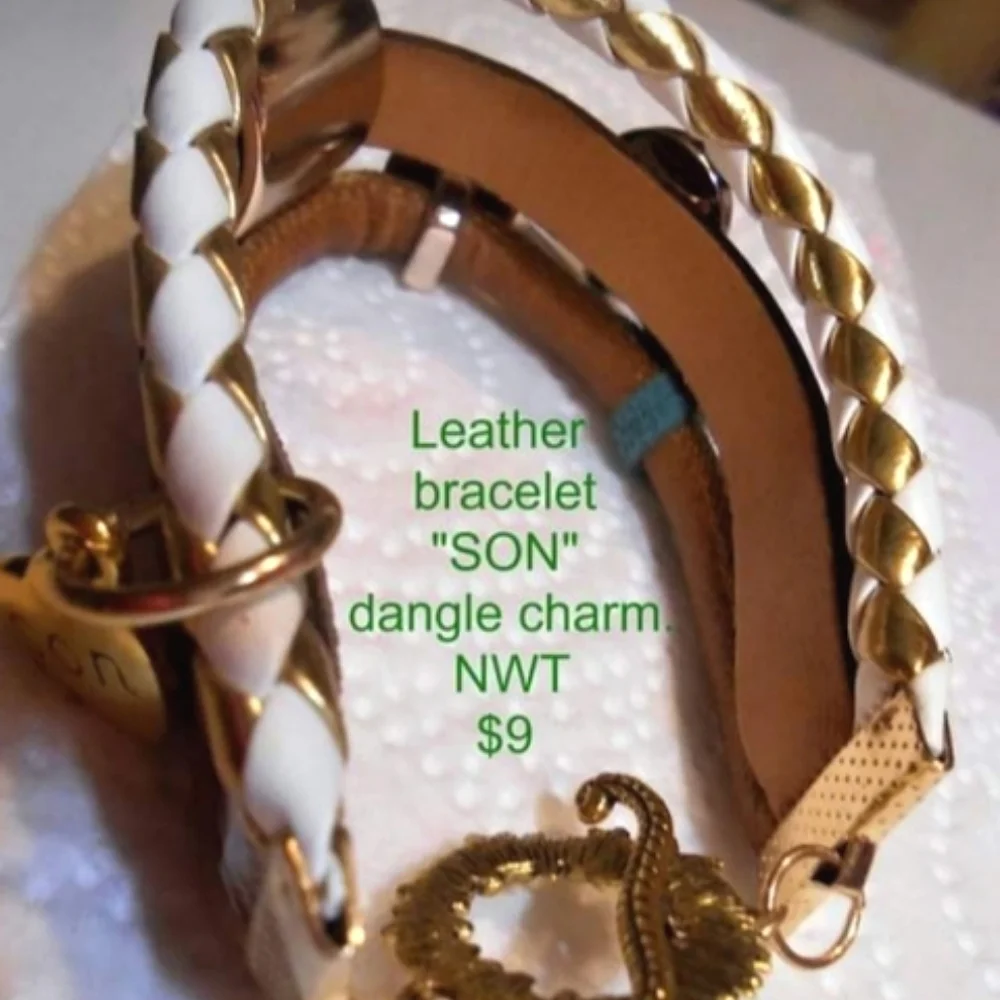 SON Theme Multi-strand Leather bracelet